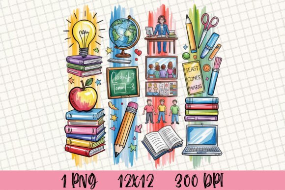 Back to School Brushstroke PNG