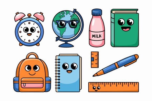 Back to School Classroom Clipart for Creative Projects
