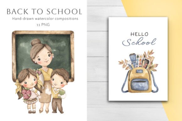 Back to School Compositions for Creative Projects