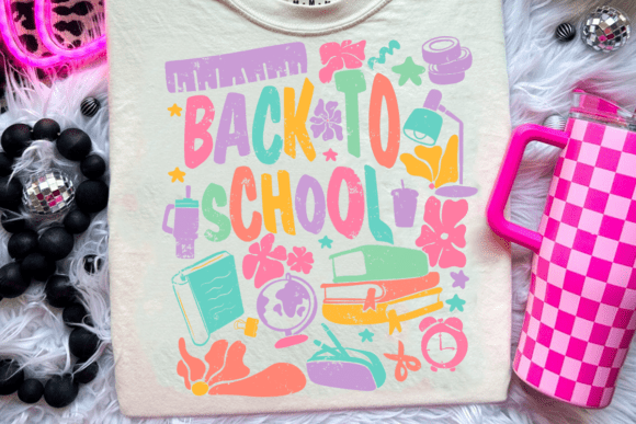 Boho Floral Back to School PNG