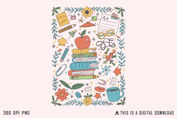 Cute Back to School Teacher Illustration: A Versatile Asset for Creative Projects