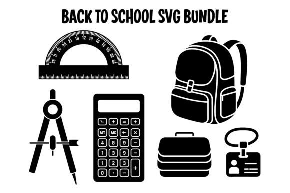 Minimalist Back to School Vector Elements
