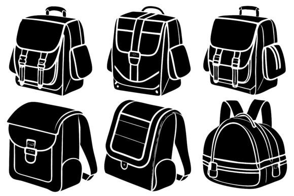 Silhouette Back to School Bag Set: A Versatile Design Resource for Everyday Use