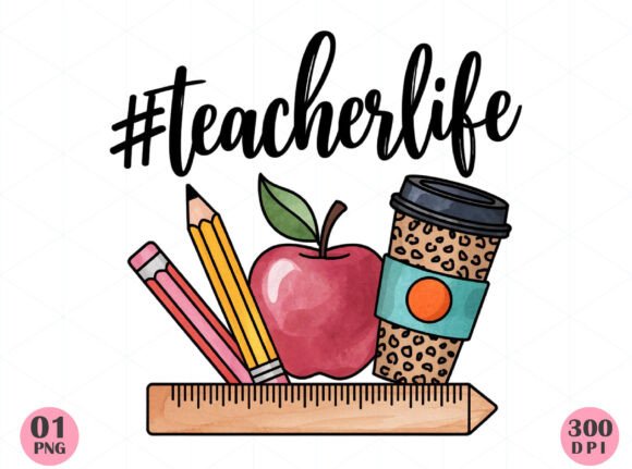 Teacher Life PNG and Back to School PNG: Creative Resources for Every Season