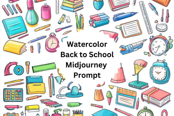 Watercolor Back to School Clipart: A Creative Tool for Modern Designers and Entrepreneurs